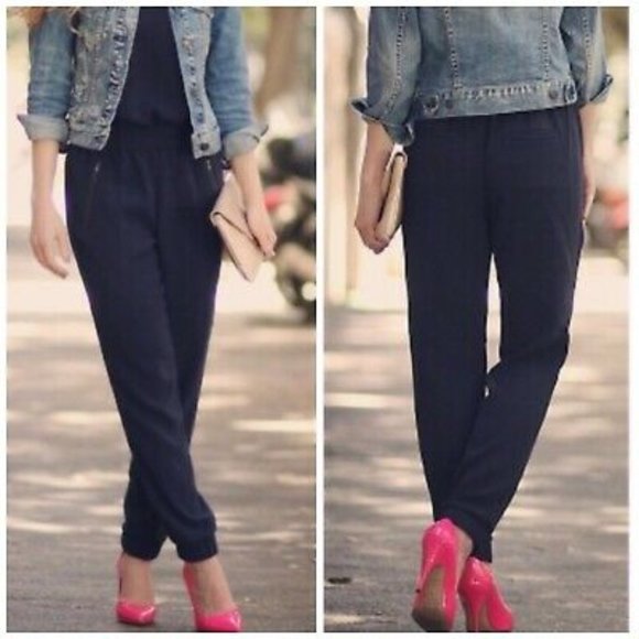 J Crew Navy Turner Jogger Pant Size 